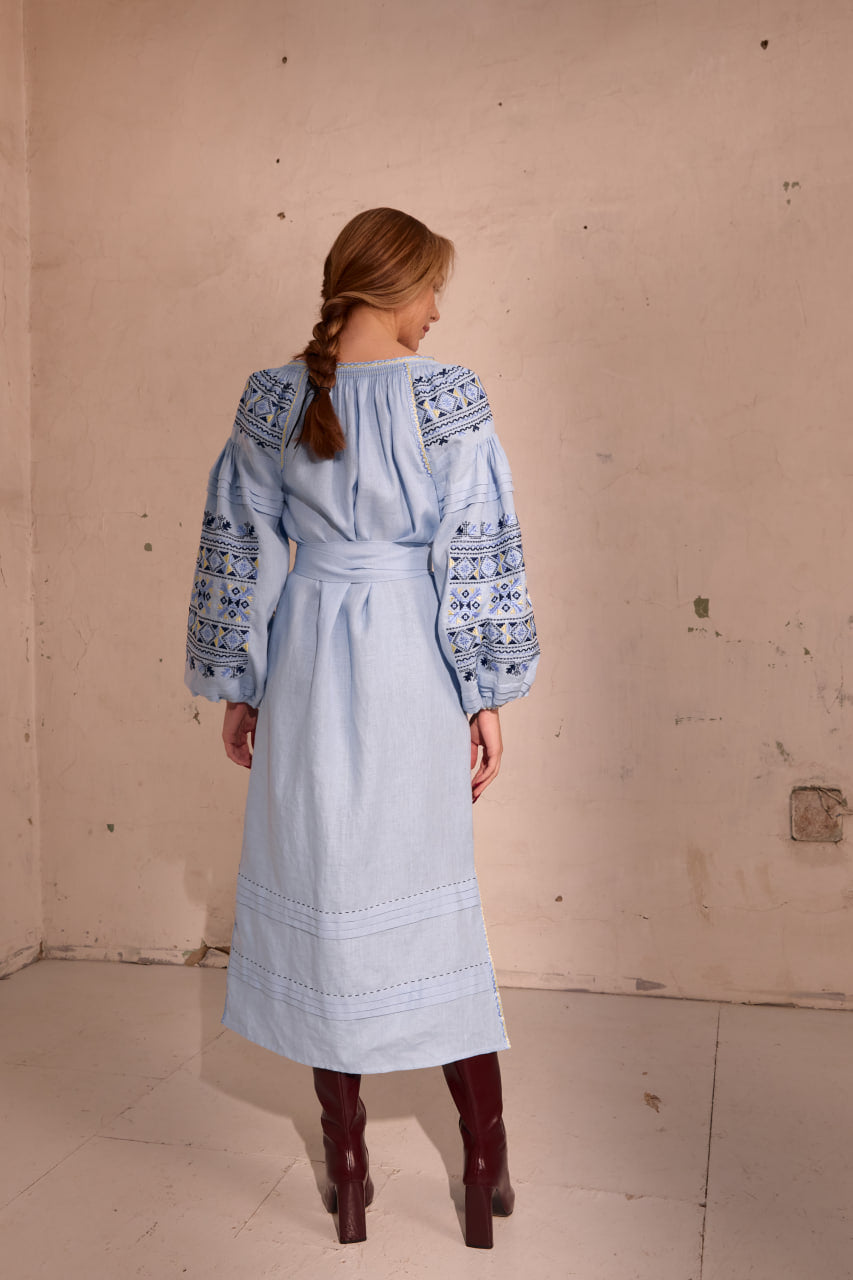 Dress "Solomia" blue