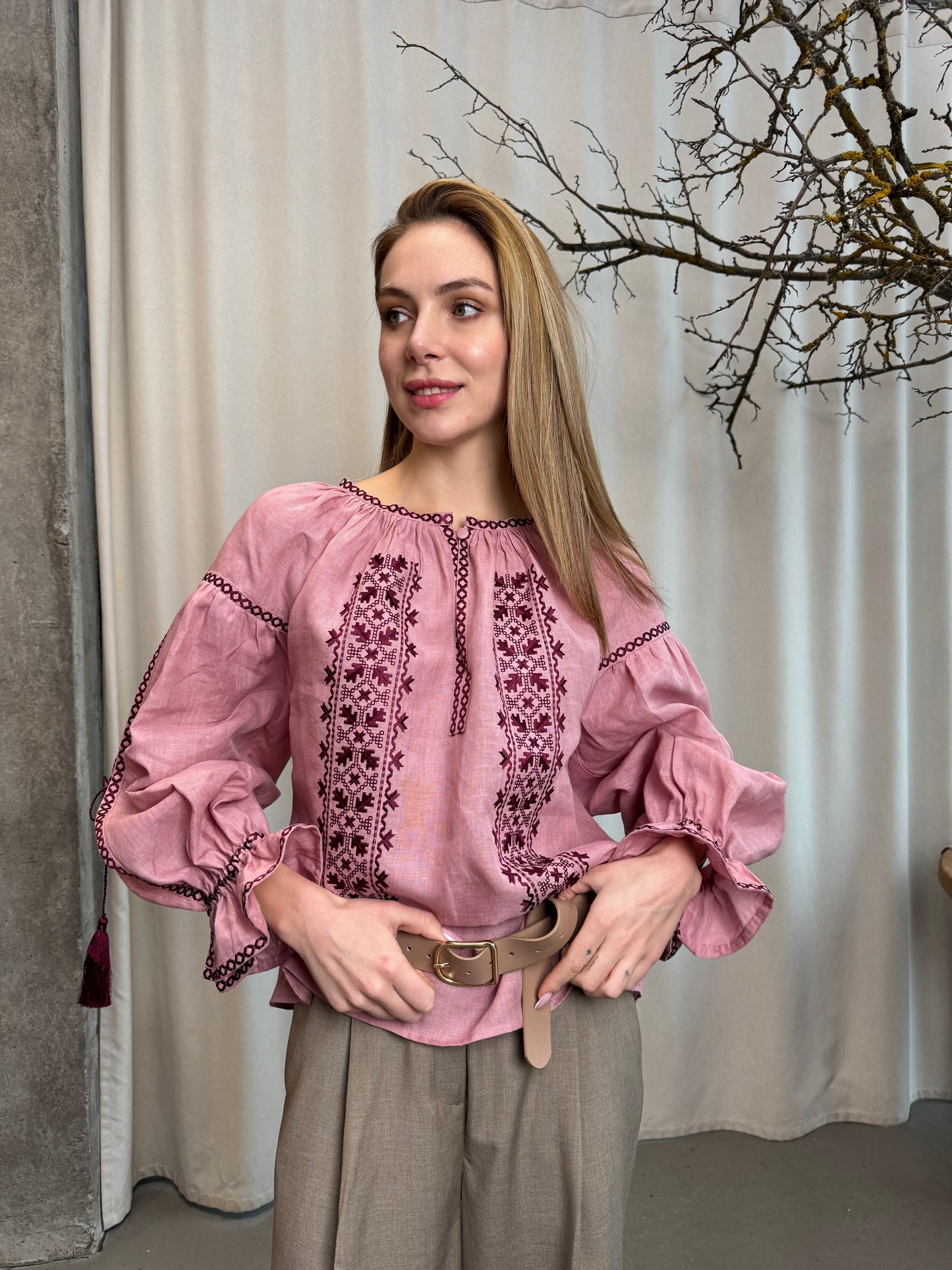 Blouse "Luna" tea rose