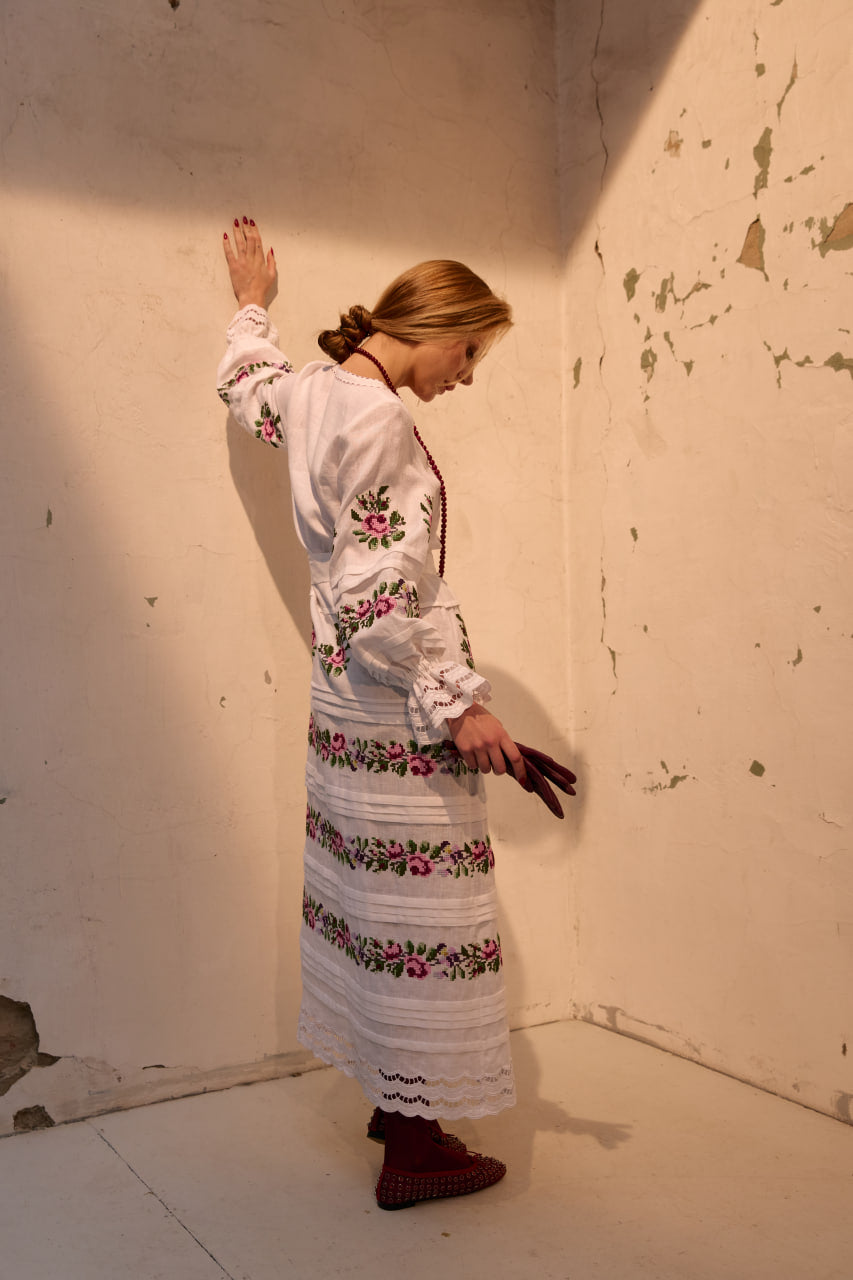Dress "Pavla" white