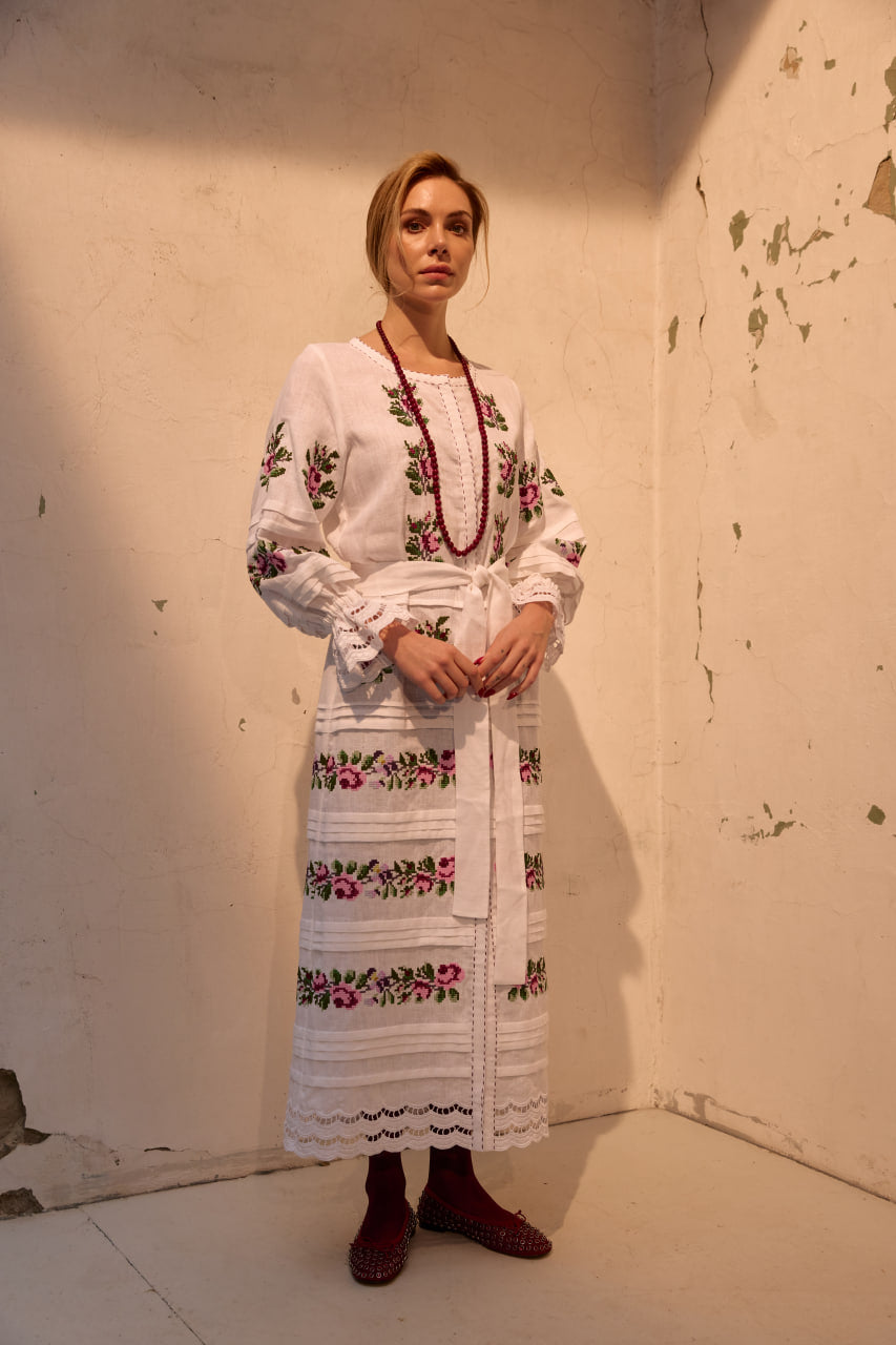 Dress "Pavla" white