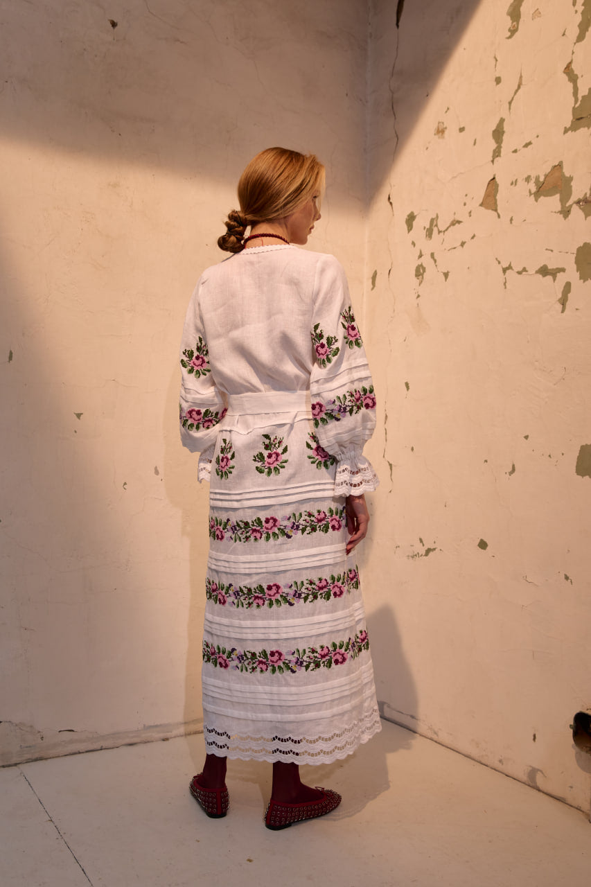 Dress "Pavla" white