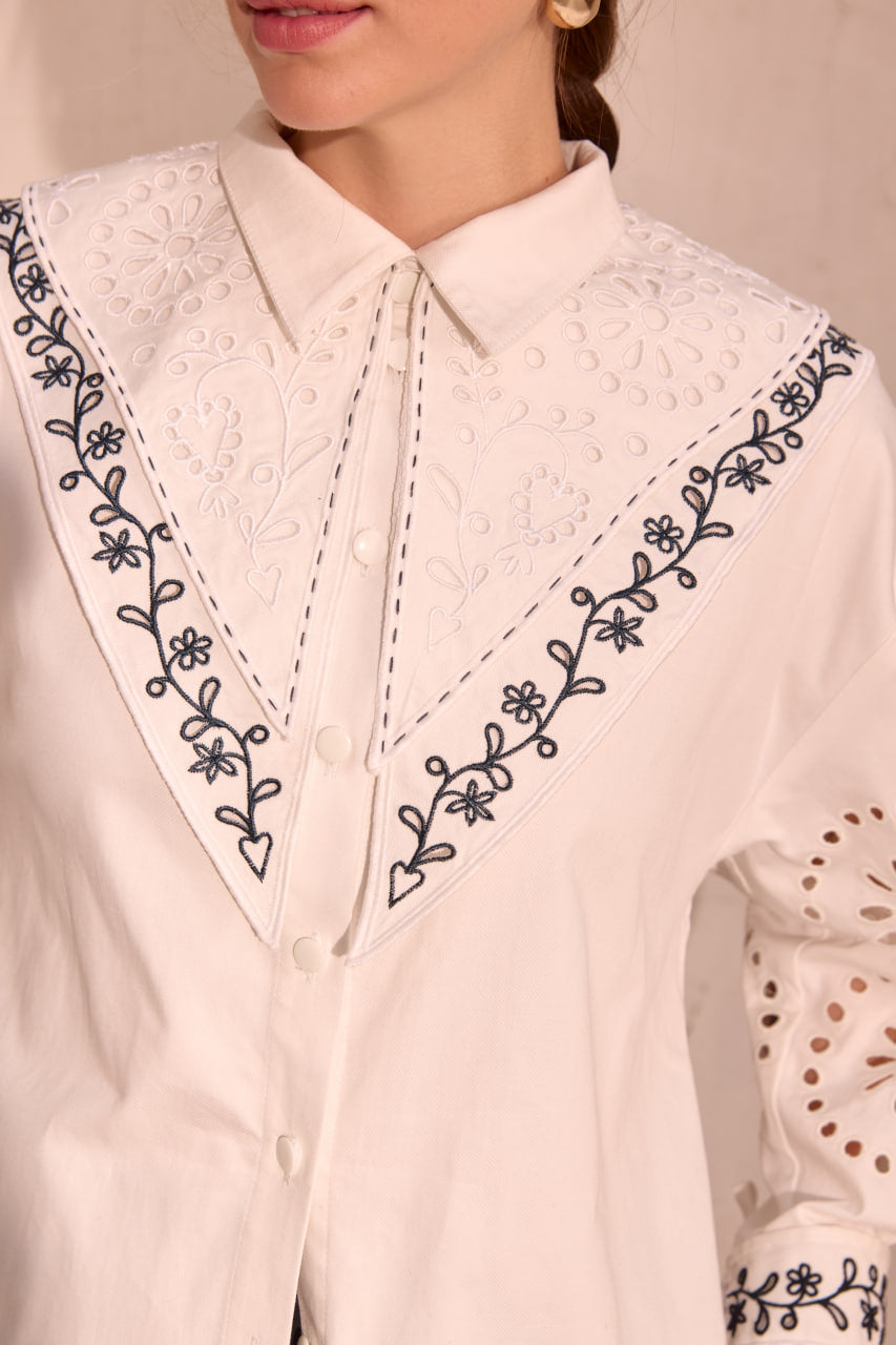 Collar and cuffs "Ivy"