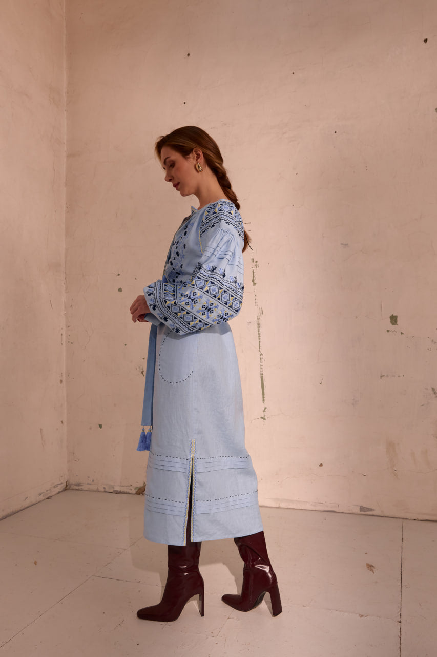 Dress "Solomia" blue
