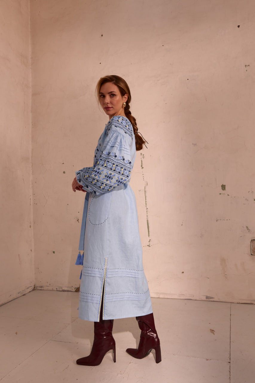 Dress "Solomia" blue