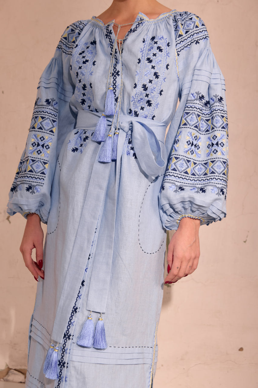 Dress "Solomia" blue
